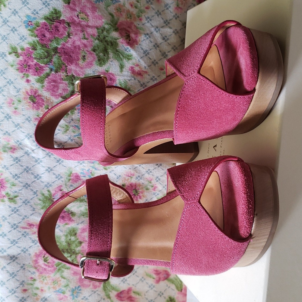 Sezane Fausta Clogs in Peony Size 38/7